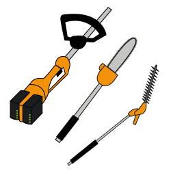 Potatore telescopico a Batteria 20V - Filteragri