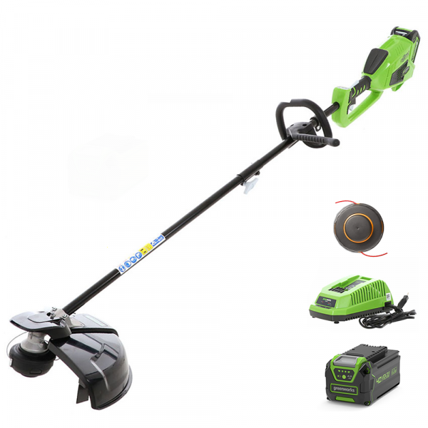 Greenworks GD40BC - Decespugliatore elettrico a batteria - 4Ah/40V