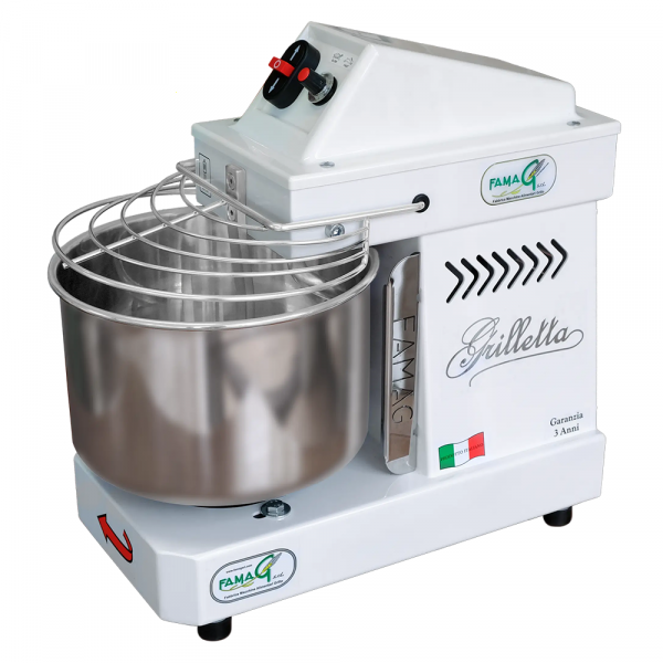 Famag Grilletta IM5-10V-HH - Impastatrice a spirale ad alta idratazione - 5 Kg