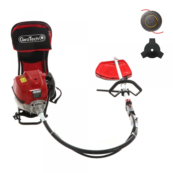 GeoTech GT-4 36 BP - Decespugliatore a zaino con motore a benzina 4 tempi