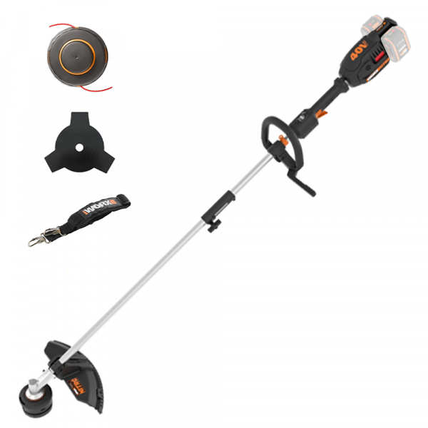 Worx NITRO WG186E.9 - Decespugliatore multifunzione a batteria - 40V - SENZA BATTERIA E CARICABATTERIE