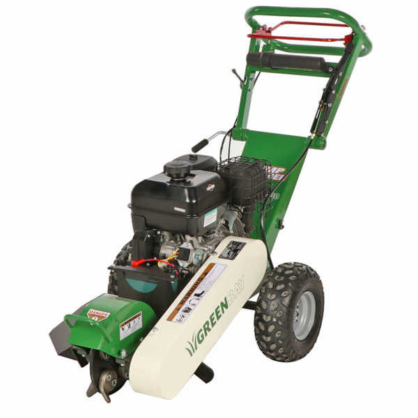 GreenBay Deep BSE-330 - Fresaceppi - Motore B&S XR2100 420 cc con avviamento elettrico - Ruota di taglio con 8 frese in carburo di tungsteno