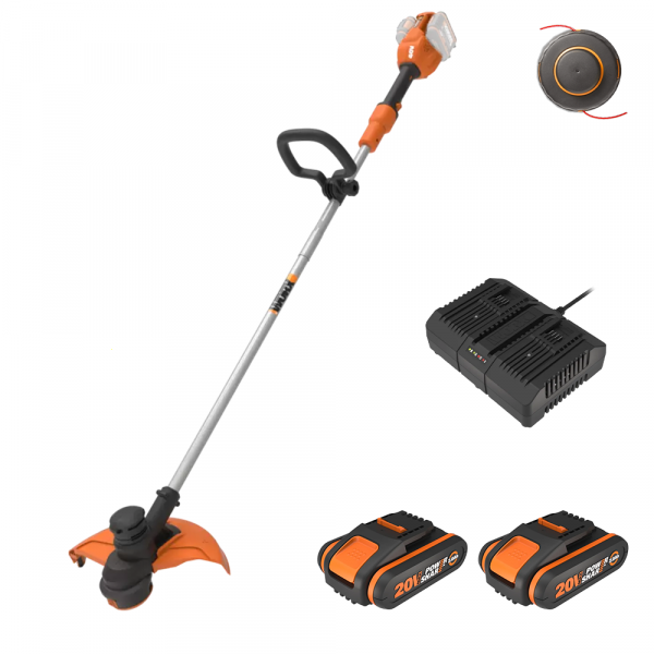 Worx WG183E - Decespugliatore a batteria - 40V - 2x20/2Ah