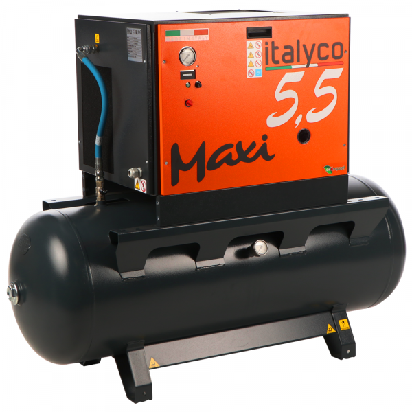 Italyco Maxi 6/270 - Compressore rotativo a vite - Pressione max 10 bar