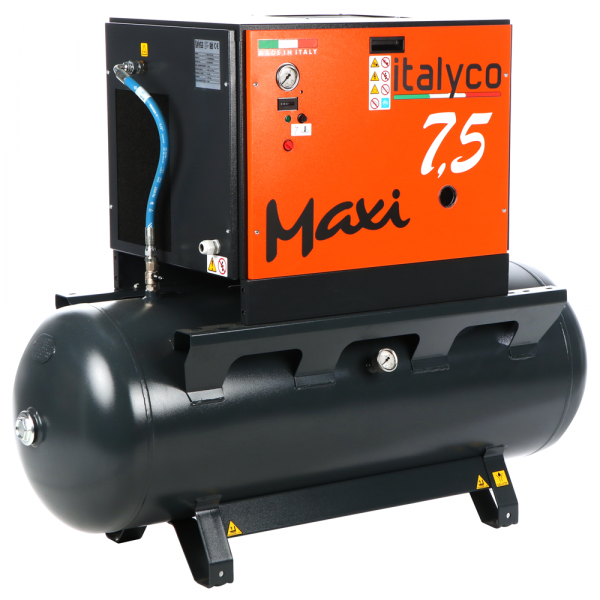 Italyco Maxi 8/270 - Compressore rotativo a vite - Pressione max 10 bar