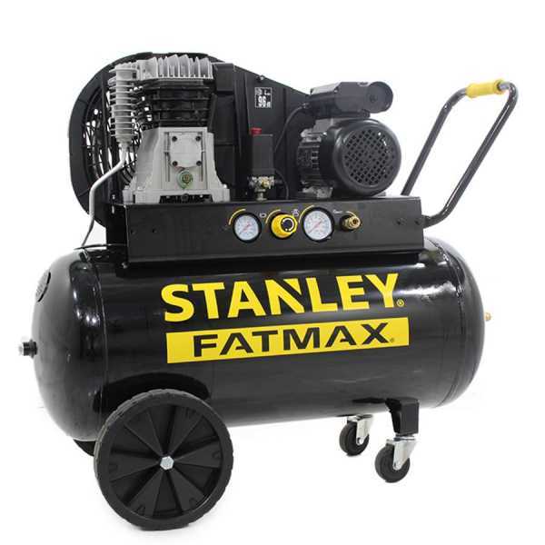 OUTLET - SENZA IMBALLO ORIGINALE - Stanley Fatmax B 255/10/100 - Compressore aria elettrico a cinghia - motore 2 HP - 100 lt