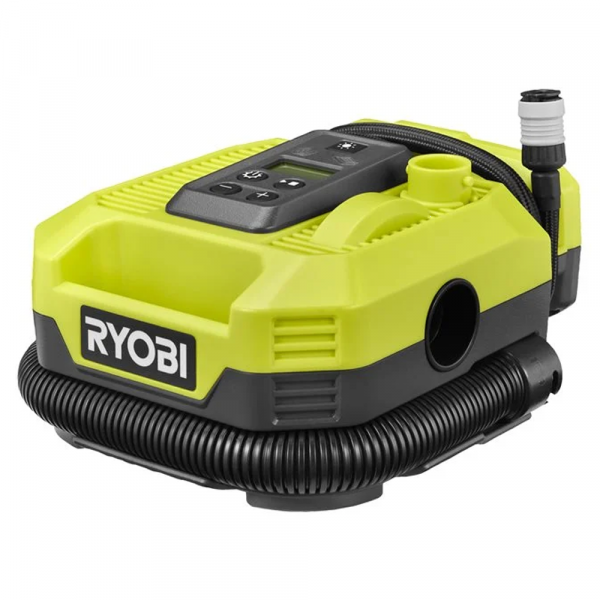 Ryobi RMI18-0 - Compressore a batteria portatile - 18V - SENZA BATTERIA E CARICABATTERIE