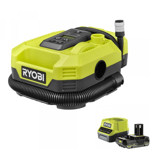 Ryobi RMI18-0 - Compressore a batteria portatile - 18V - 2Ah