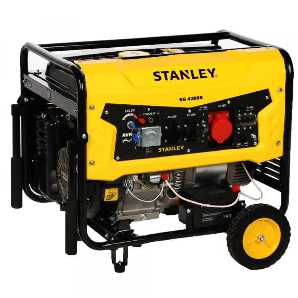 Stanley SG 4200B - Generatore di corrente a benzina - AVR - 4.3 kW - C Stanley