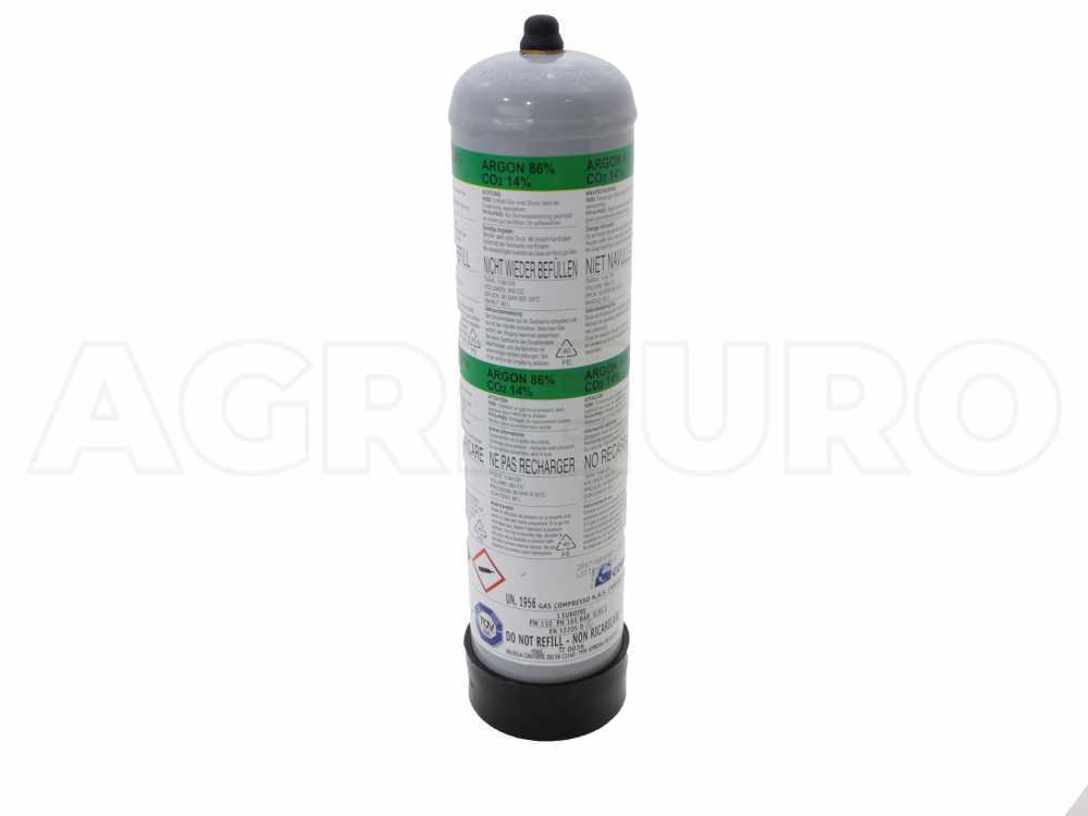 Bombola GAS non ricaricabile Argon/CO2 - 1 litro