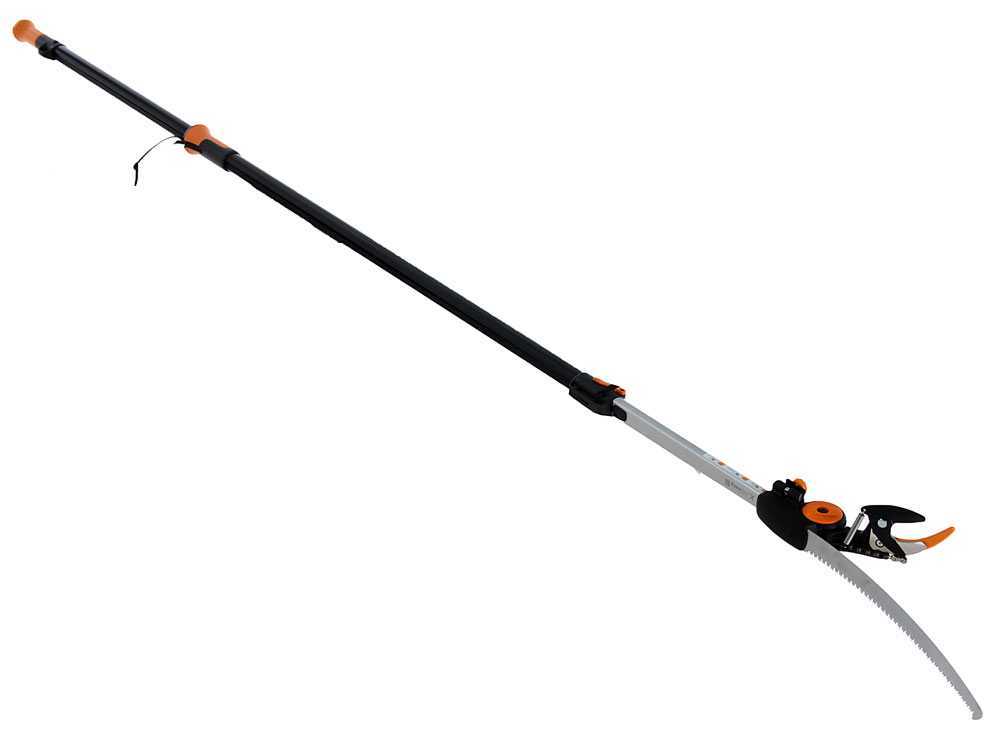 Fiskars UPX86 - Forbicione da potatura telescopico professionale - asta  240/400 cm + segaccio - Ø 32mm