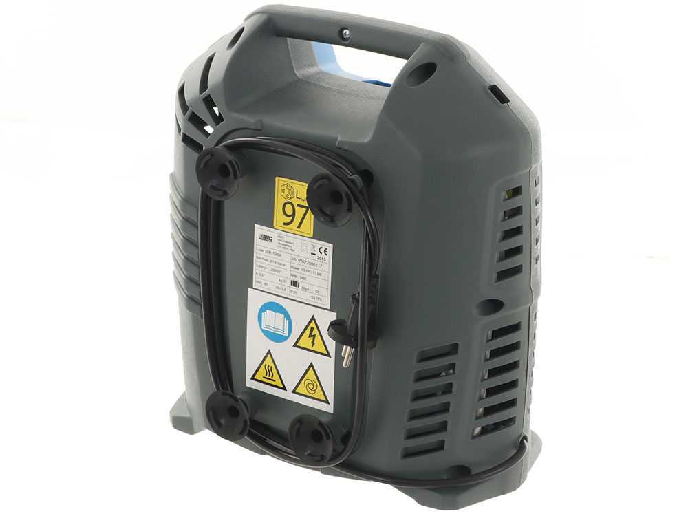 COMPRESSORE ELETTRICO ARIA COMPRESSA PORTATILE ABAC SUITCASE 1,5HP 8 BAR  DIRETTO