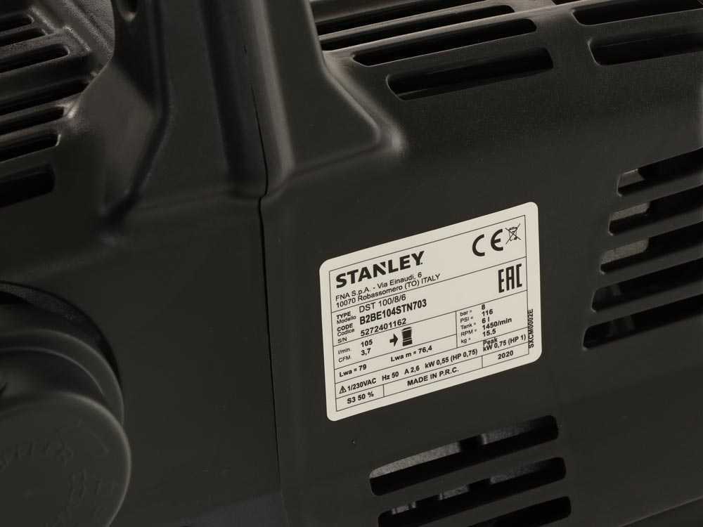 Stanley DST 100/8/6 - Compressore aria in Offerta