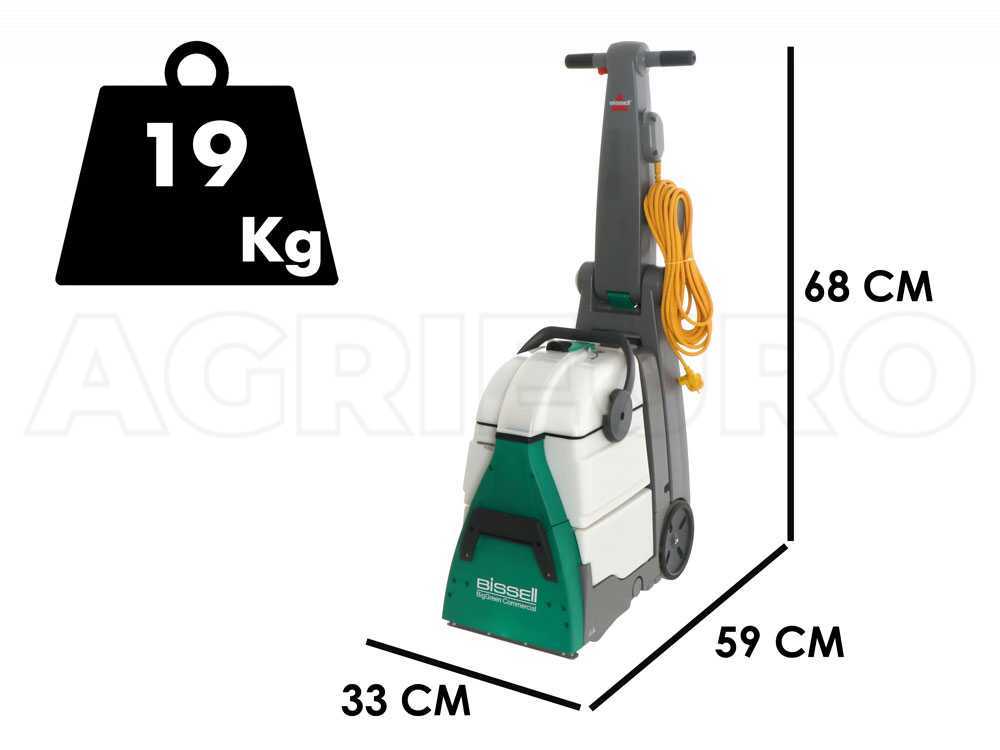 Pulitore per tappeti BISSELL BigGreen CarpetClean - 1400W - Per