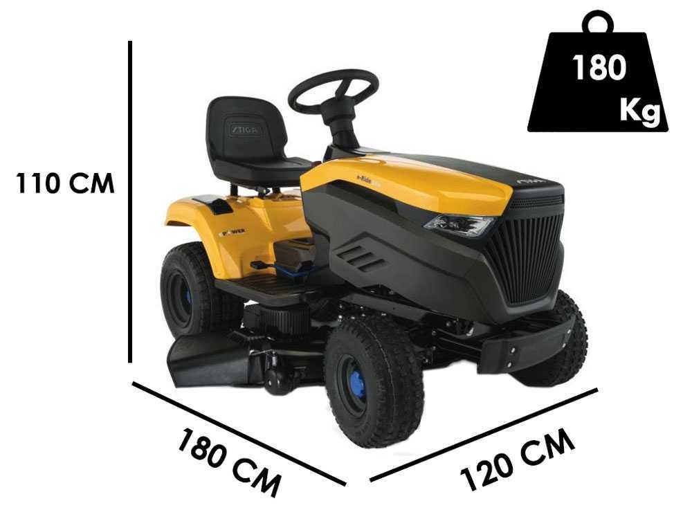 Trattorino a batteria Stiga e-Ride S300 in Offerta