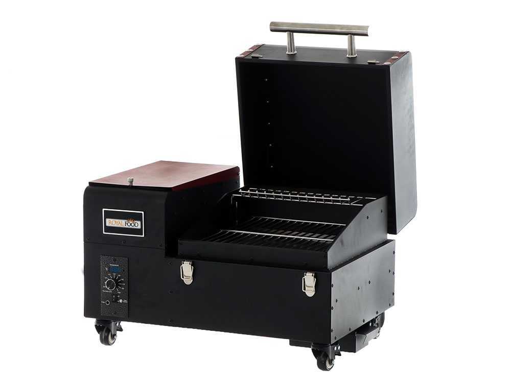 Royal Food Pelletto 140 W - Barbecue portatile a pellet