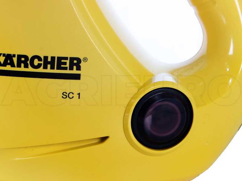 Kärcher SC 1 - Pulitore a Vapore Compatto pronto in 3 minuti, 1200W,  Accessori e panno in microfibra inclusi, Giallo/Nero : : Casa e  cucina