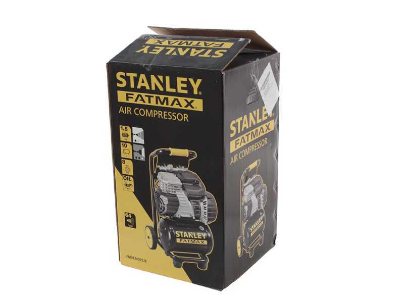 Stanley S 244/8/10 PCM - Compressore aria portatile silenzioso non