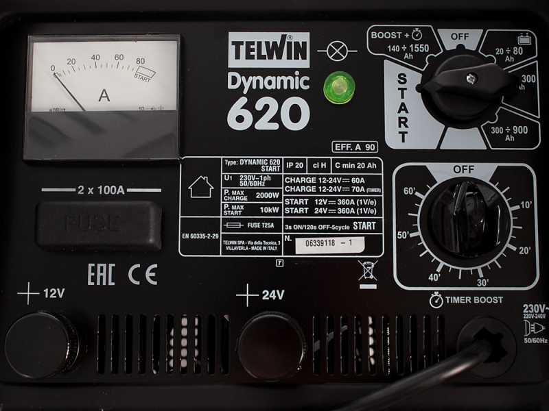 Telwin Dynamic 620 - Caricabatterie/avviatore in Offerta