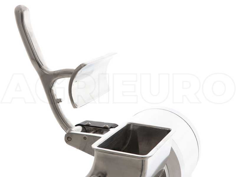 RGV Grattugia elettrica Maxi Essential, prodotta in Italia, rullo  professionale in acciaio inossidabile rimovibile e lavabile in  lavastoviglie, argento, 450 Watt : .it: Casa e cucina