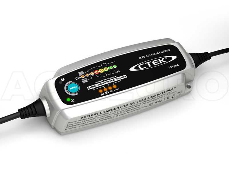 CTEK MXS 5.0 TEST & CHARGE - Caricabatterie in Offerta