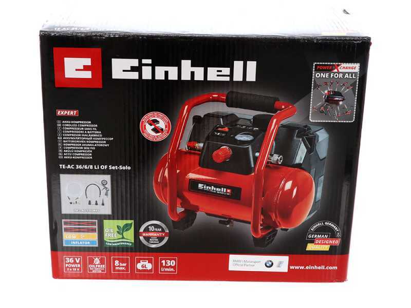 Einhell TE-AC 36/6/8 OF 36V Li Solo Compressore - comprare da Do it +  Garden Migros