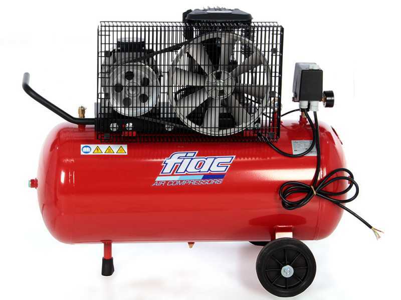 Compressore d'aria 100 Lt trifase 380V Fiac AB 100-360 T