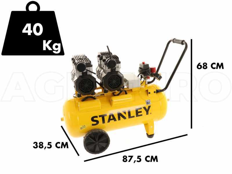 Compressore silenziato Stanley DST 300/8/50-2 50 lt. 2,6Hp