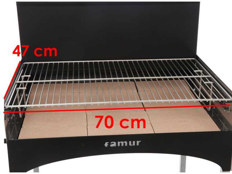 Famur BK 8 ECO - Barbecue a legna e carbone in Offerta