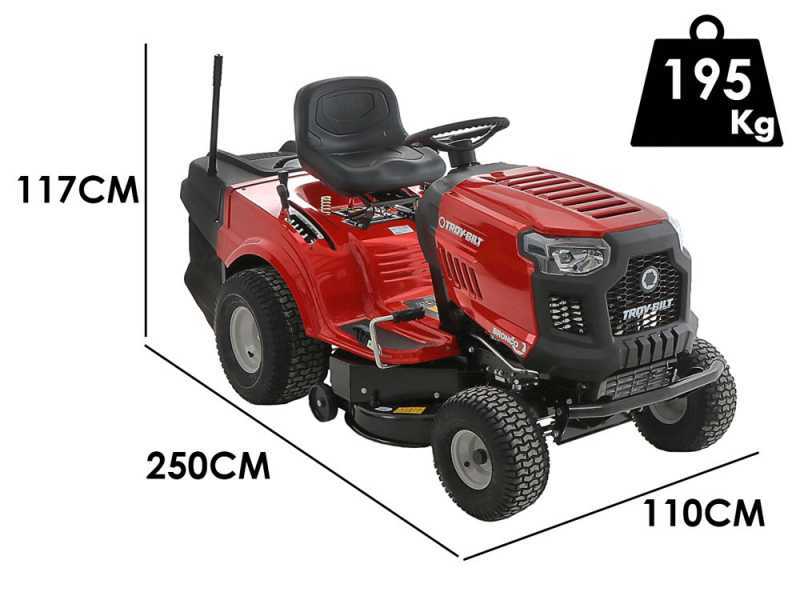 Trattorino rasaerba Troy Bilt Bronco 927T-R - cambio idrostatico - cesto di raccolta