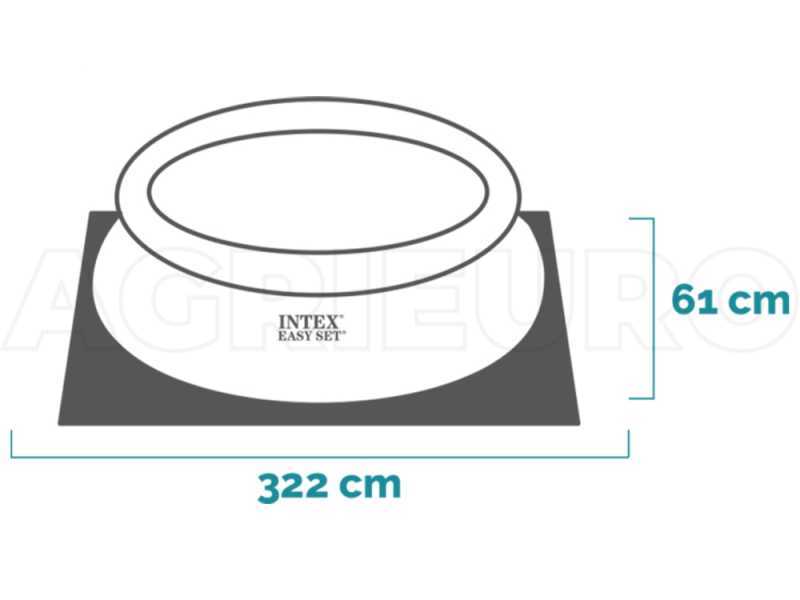 Piscina Intex autoportante Easy Set 305x61 28116NP