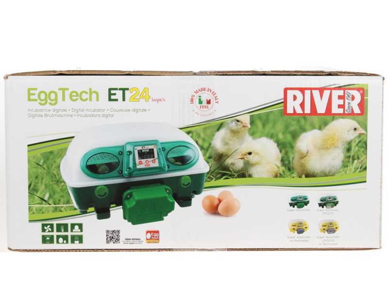 Incubatrice per uova automatica River Systems ET 24 SUPER BIOMASTER