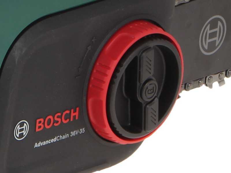 Elettrosega a batteria da taglio Bosch AdvancedChain 36V-35-40 - SENZA BATTERIA E CARICABATTERIA