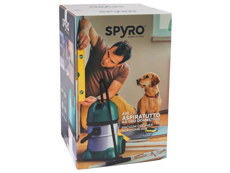 Spyro Wet &amp; Dry 20 INOX- Aspiratore solidi liquidi - Capacit&agrave; 20 lt - 1200W