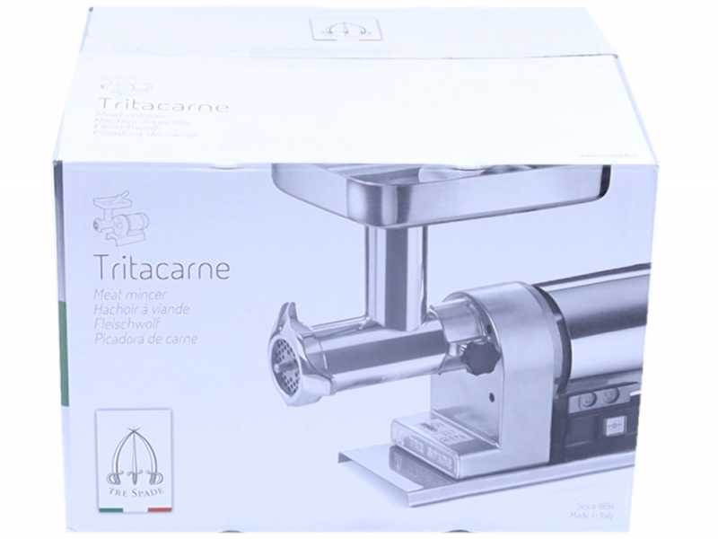 Tre Spade Tc 22 Pro Inox Deluxe Tritacarne In Offerta Agrieuro 