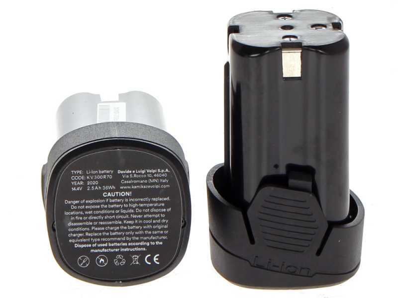 Vendita Forbici EC310 a batteria da potatura ad elevata potenza di taglio  31 mm per potatura vigneto simili campagnola volpi Kv310
