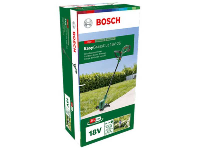 Bosch EasyGrassCut 18V-26-500 - Tagliabordi a batteria - 18V 2.5Ah