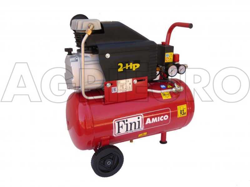 COMPRESSORE ARIA 50 LT litri FINI AMICO 50 8 BAR 2 HP MK2400