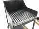 Cruccolini Fuocone Inox - Barbecue in ferro artigianale a legna e carbone