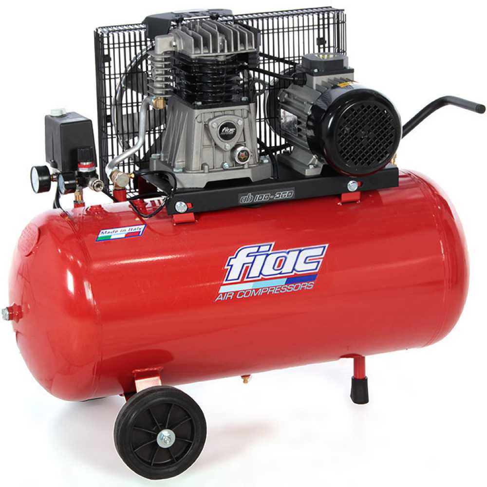 Compressore aria Fiac Ab300-678 con trasmissione a cinghia trifase