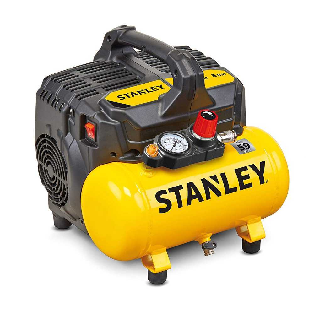 Stanley DN 200/8/6 compressore aria portatile 6 lt