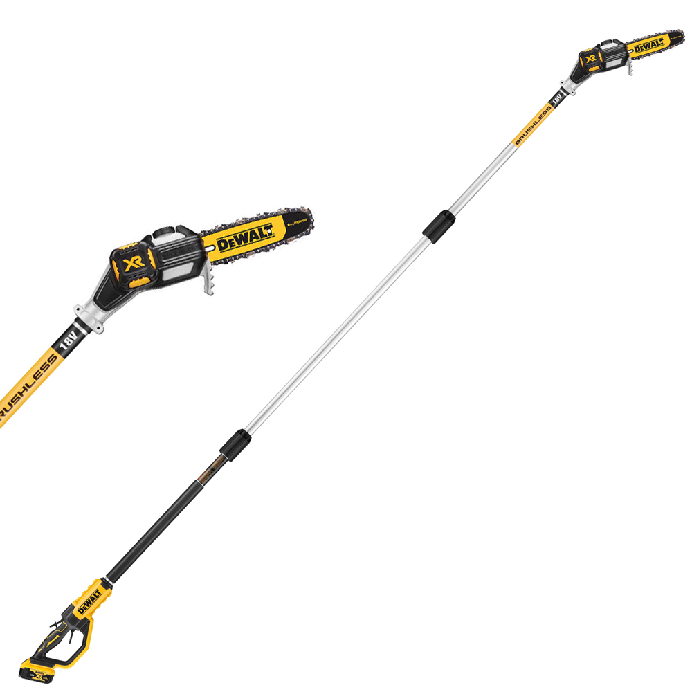 Potatore Telescopico DeWALT XR 18v a batteria 4.50 mt recensione e prova in  campo 