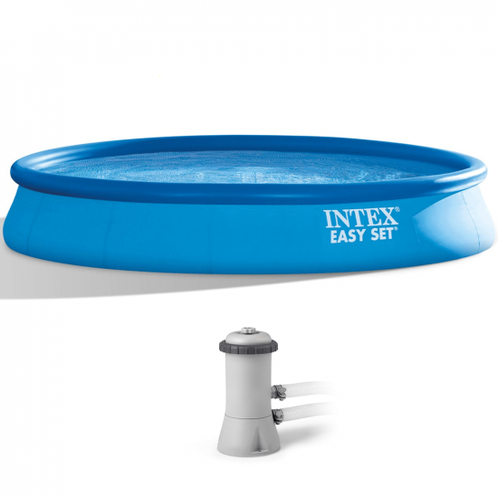 Intex Easy Set 28158NP - Piscina gonfiabile + Pompa filtro 45 W