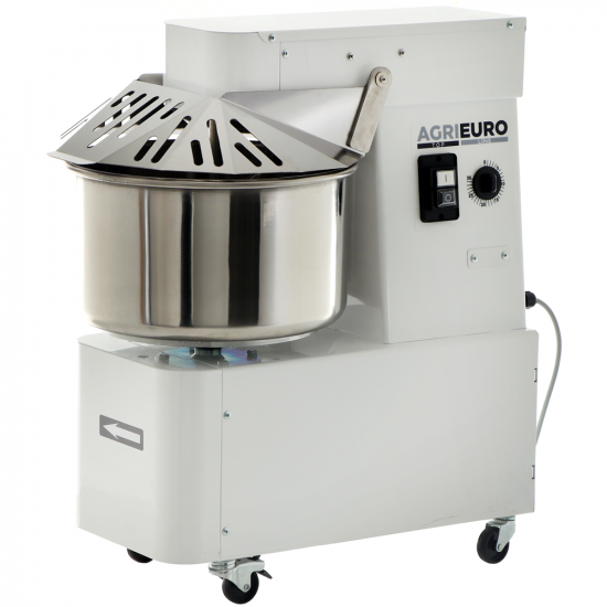 OUTLET - PICCOLI DIFETTI ESTETICI - Impastatrice a spirale Mixer 2000 S - monofase - Capacit&agrave; impasto 17 KG - vasca 22 litri