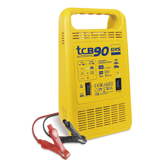 GYS TCB 90 - Caricabatterie Automatico - Batterie 12V da 15 a 90ah