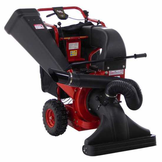 GeoTech-Pro LV650 SPL Deluxe - Aspirafoglie-Biotrituratore a scoppio trazionato - Loncin 6.5 HP