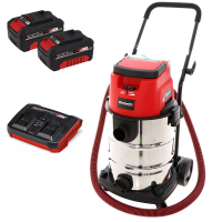 Einhell TE-VC 36/30 Li - Aspirasolidi e liquidi a batteria - 2x 18V 4Ah