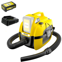 Karcher WD 1 - Aspirapolvere multiuso a batteria 18 V - solidi liquidi e soffiatore