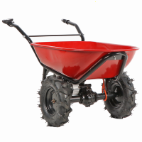 Geotech CAR 260T-100 - Carriola elettrica a batteria 40V 6Ah - Ruote traktor