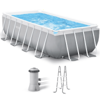 Intex Prisma Frame 26788NP - Piscina fuori terra + Pompa filtro 35 W e Scaletta